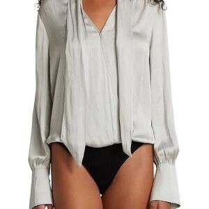 PAIGE Silver Saffron Bodysuit